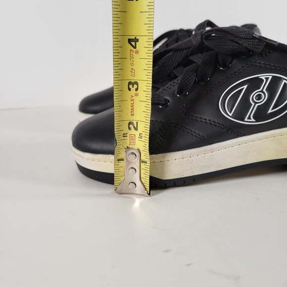 HEELYS Black Low Wheeled Heeled Shoe Unisex Kids Size 3 - Picture 5 of 11